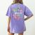 Pre-K Where The Adventure Begins Preschool Teachers Students Women's Comfort Colors T-Shirt Back Print Violet