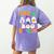 Pre-K Boo Crew Cute Ghost Halloween Costume Teacher Student For Men Women Kids Women's Comfort Colors T-Shirt Back Print Violet