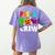 Pre K Boo Crew Halloween Costume Teachers Kids Women's Comfort Colors T-Shirt Back Print Violet Pre K Boo Crew Halloween Costume Teachers Kids Women's Comfort Colors T-Shirt Back Print Violet