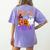 Pre-K Boo Crew Teacher Student Halloween Costume Women's Comfort Colors T-Shirt Back Print Violet Pre-K Boo Crew Teacher Student Halloween Costume Women's Comfort Colors T-Shirt Back Print Violet