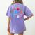 Pre K Dream Team Back To School Boys First Day Teacher Women's Comfort Colors T-Shirt Back Print Violet