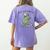 Pre K Grade Teacher Frog Back To School Preschool Women's Comfort Colors T-Shirt Back Print Violet Pre K Grade Teacher Frog Back To School Preschool Women's Comfort Colors T-Shirt Back Print Violet