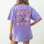 Pre K Is My Jam Teacher Team Crew Preschool Cute Strawberry Women's Comfort Colors T-Shirt Back Print Violet