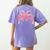 Preppy Pre k Back To School Pre-k Teachers Girls Cute Bow Women's Comfort Colors T-Shirt Back Print Violet Preppy Pre k Back To School Pre-k Teachers Girls Cute Bow Women's Comfort Colors T-Shirt Back Print Violet