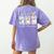 Preppy Silly Teacher Goose Build Character Back To School Women's Comfort Colors T-Shirt Back Print Violet Preppy Silly Teacher Goose Build Character Back To School Women's Comfort Colors T-Shirt Back Print Violet