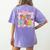 Preppy Third Grade Back To School Teacher Girl Kid Women's Comfort Colors T-Shirt Back Print Violet Preppy Third Grade Back To School Teacher Girl Kid Women's Comfort Colors T-Shirt Back Print Violet
