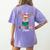 Preschool Crew Xmas Reindeer Teacher Student Christmas Women's Comfort Colors T-Shirt Back Print Violet Preschool Crew Xmas Reindeer Teacher Student Christmas Women's Comfort Colors T-Shirt Back Print Violet