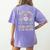 Preschool Teacher Appreciation Team Pre-K Grow With The Flow Women's Comfort Colors T-Shirt Back Print Violet