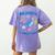 Preschool Is Whale-y Great Preschool Teacher Women's Comfort Colors T-Shirt Back Print Violet