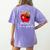 Pretend I'm A Pirate Teacher Apple Talk Like A Pirate Day Men Women Kids Women's Comfort Colors T-Shirt Back Print Violet Pretend I'm A Pirate Teacher Apple Talk Like A Pirate Day Men Women Kids Women's Comfort Colors T-Shirt Back Print Violet