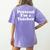 Pretend I'm A Teacher Lazy Easy Halloween Costume Women's Comfort Colors T-Shirt Back Print Violet