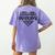 Principal Heart Life School Principal Teacher Appreciation Women's Comfort Colors T-Shirt Back Print Violet