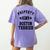 Property Of Boston Terrier Boston Terrier Shirt Women's Comfort Colors T-Shirt Back Print Violet