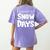 Proud Supporter Of Snow Days Teacher Christmas Men Women Women's Comfort Colors T-Shirt Back Print Violet