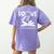 Prove It Text Evidences Reading Teacher First Day Of School Women's Comfort Colors T-Shirt Back Print Violet