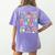 In My PTO Mom Parent Teacher Organization Back To School Women's Comfort Colors T-Shirt Back Print Violet