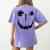 Pumpkin Artist Halloween Art Teacher Women's Comfort Colors T-Shirt Back Print Violet Pumpkin Artist Halloween Art Teacher Women's Comfort Colors T-Shirt Back Print Violet