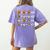 Pumpkin Ghost Equation Math Teacher Halloween Costume Women's Comfort Colors T-Shirt Back Print Violet Pumpkin Ghost Equation Math Teacher Halloween Costume Women's Comfort Colors T-Shirt Back Print Violet