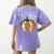 Pumpkin Music Teacher Halloween Fall Music Notes Autumn Women's Comfort Colors T-Shirt Back Print Violet Pumpkin Music Teacher Halloween Fall Music Notes Autumn Women's Comfort Colors T-Shirt Back Print Violet