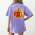 Pumpkin Pie Halloween Thanksgiving Math Teacher Pi Day Women's Comfort Colors T-Shirt Back Print Violet Pumpkin Pie Halloween Thanksgiving Math Teacher Pi Day Women's Comfort Colors T-Shirt Back Print Violet