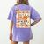 Pumpkin Teacher Preppy Fall In Love With Learning Autumn Women's Comfort Colors T-Shirt Back Print Violet Pumpkin Teacher Preppy Fall In Love With Learning Autumn Women's Comfort Colors T-Shirt Back Print Violet