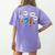Punctuation Marks Wait What I Agree Stop English Teacher Women's Comfort Colors T-Shirt Back Print Violet Punctuation Marks Wait What I Agree Stop English Teacher Women's Comfort Colors T-Shirt Back Print Violet