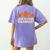 Que Pasa Calabaza Spanish Teacher Bilingual Pumpkin Women Women's Comfort Colors T-Shirt Back Print Violet
