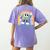 Rainbow AAC Awareness Month SPED Teacher SLP Communication Women's Comfort Colors T-Shirt Back Print Violet Rainbow AAC Awareness Month SPED Teacher SLP Communication Women's Comfort Colors T-Shirt Back Print Violet