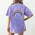 Rainbow Math Equation Teacher Nerd Retro LGBT Gay Pride Flag Women's Comfort Colors T-Shirt Back Print Violet Rainbow Math Equation Teacher Nerd Retro LGBT Gay Pride Flag Women's Comfort Colors T-Shirt Back Print Violet