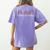 Rainbow Parents As Teachers Early Childhood Educator PAT Women's Comfort Colors T-Shirt Back Print Violet
