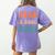 Read A Book Bruh English Teacher Reading Literature Women's Comfort Colors T-Shirt Back Print Violet