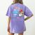 If You Can Read This Thank A Teacher Women's Comfort Colors T-Shirt Back Print Violet