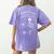 Reading 67 Meme English Teacher 67 Book Lover Humor Women's Comfort Colors T-Shirt Back Print Violet