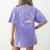Take Reading English Teacher Library Alien Space T-S Tie Dye Women's Comfort Colors T-Shirt Back Print Violet