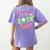 Ready To Rock School Shirt Students And Teachers Women's Comfort Colors T-Shirt Back Print Violet