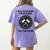 Real Goths Sack Rome History Teacher Women's Comfort Colors T-Shirt Back Print Violet