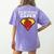 Real Superheroes Don't Wear Capes Teacher Shirt Teaching Te Women's Comfort Colors T-Shirt Back Print Violet Real Superheroes Don't Wear Capes Teacher Shirt Teaching Te Women's Comfort Colors T-Shirt Back Print Violet