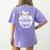 Real Superheroes Wear No Capes Teacher Design Teach Women's Comfort Colors T-Shirt Back Print Violet Real Superheroes Wear No Capes Teacher Design Teach Women's Comfort Colors T-Shirt Back Print Violet