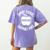 Red For Ed 2019 Support Teachers Support Kids Teacher Women's Comfort Colors T-Shirt Back Print Violet