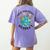 Reduce Reuse Recycle Respect Earth Day Teacher Girl Women Women's Comfort Colors T-Shirt Back Print Violet Reduce Reuse Recycle Respect Earth Day Teacher Girl Women Women's Comfort Colors T-Shirt Back Print Violet