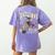 There's Room On My Broom For You Too Teacher Halloween Women's Comfort Colors T-Shirt Back Print Violet There's Room On My Broom For You Too Teacher Halloween Women's Comfort Colors T-Shirt Back Print Violet
