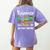 Resource Team Cactus Crew Resource Teacher Squad Women's Comfort Colors T-Shirt Back Print Violet