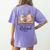 Retired 2025 A New Chapter Begins Retirement Teacher Book Women's Comfort Colors T-Shirt Back Print Violet