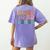 Retro Aloha Third Grade Teacher Summer Vacation Beach Hawaii Women's Comfort Colors T-Shirt Back Print Violet Retro Aloha Third Grade Teacher Summer Vacation Beach Hawaii Women's Comfort Colors T-Shirt Back Print Violet