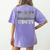 Retro Back To School Women Old Camo Preschool Teacher Women's Comfort Colors T-Shirt Back Print Violet
