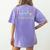 Retro Early Intervention Teacher Intervention Specialist Women's Comfort Colors T-Shirt Back Print Violet