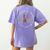 Retro ESL Teacher Teach Multilingual Learners Team Women's Comfort Colors T-Shirt Back Print Violet Retro ESL Teacher Teach Multilingual Learners Team Women's Comfort Colors T-Shirt Back Print Violet
