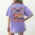Retro Fall In Love With Learning Autumn Pumpkin Teacher Kids Women's Comfort Colors T-Shirt Back Print Violet Retro Fall In Love With Learning Autumn Pumpkin Teacher Kids Women's Comfort Colors T-Shirt Back Print Violet