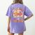 Retro Fall In Love With Learning Pumpkin Leaf Teacher Autumn Women's Comfort Colors T-Shirt Back Print Violet Retro Fall In Love With Learning Pumpkin Leaf Teacher Autumn Women's Comfort Colors T-Shirt Back Print Violet