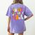 Retro Groovy In My Teaching Era Best Teacher Appreciation Women's Comfort Colors T-Shirt Back Print Violet Retro Groovy In My Teaching Era Best Teacher Appreciation Women's Comfort Colors T-Shirt Back Print Violet